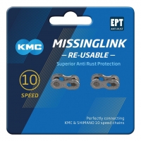 KMC 10R EPT spinka do łańcucha 10-rzędowego 5,88 mm, srebrna