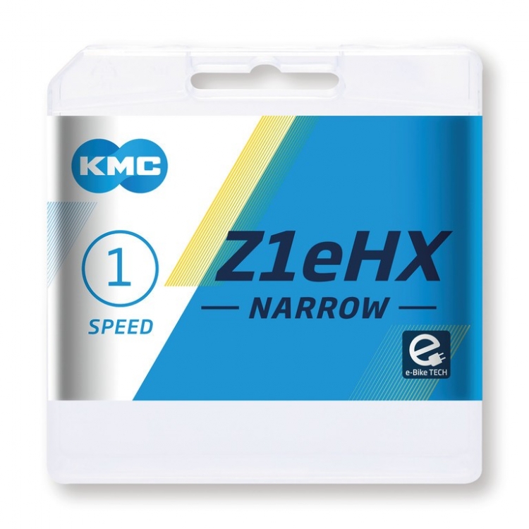 KMC Z1eHX EPT łańcuch 1 rzędowy, wąski, 1/2 x 3/32 cala, 112 ogniw, 7,8 mm