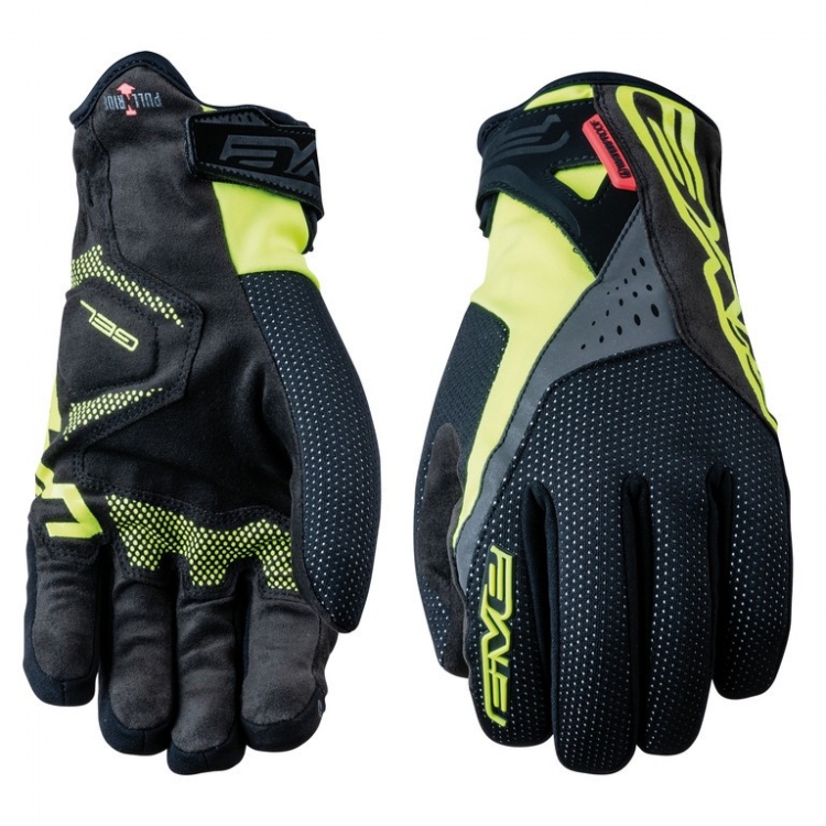 FIVE GLOVES Rękawiczki WP WARM - roz. S/8, czarny/żółty, zimowe, męskie FIVE GLOVES Rękawiczki WP WARM - roz. S/8, czarny/żółty, zimowe, męskie