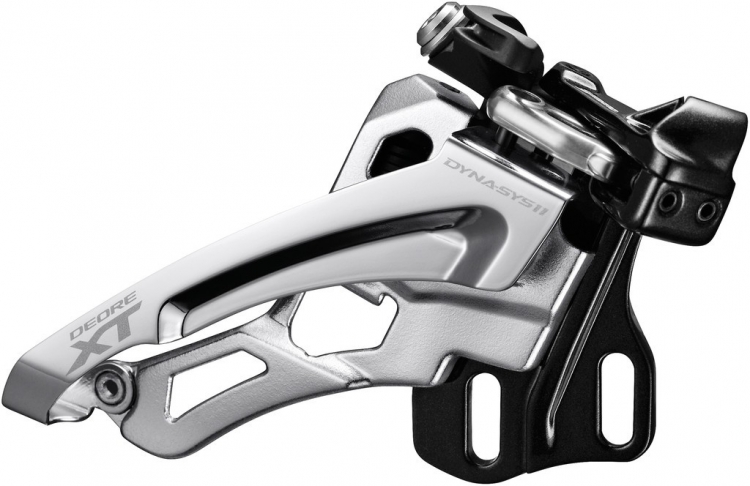 Shimano Deore XT FD-M8000E6X, przerzutka przednia Front Pull, E-typ