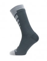 SEALSKINZ Skarpetki wodoodporny średniej długości Warm Weather - roz. 43-46, unisex, szary