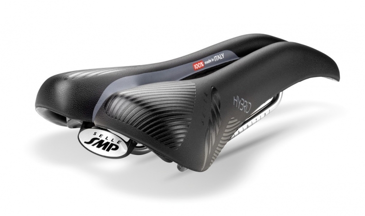 Selle SMP Hybrid siodło unisex, czarne 275 x 140 mm, 300 g