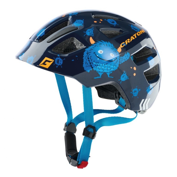 Kask rowerowy dziecięcy Cratoni Maxster (Kid) rozm. S/M (51-56cm) Monster/niebieski pol.