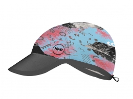 HAD Ultralekka czapka z daszkiem - roz. S/M, szary/różowy/niebieski Clash HA934-1334-8