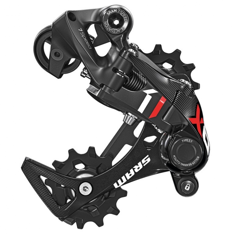 SRAM X01 DH X-Horizon 3.0 Red przerzutka tylna 7-rz. SRAM X01 DH X-Horizon 3.0 Red przerzutka tylna 7-rz.