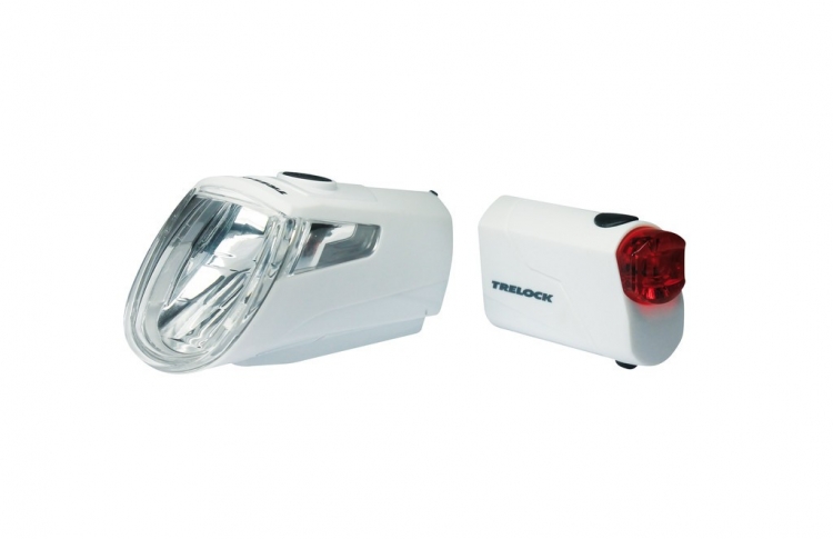 Trelock LS 360/720 I-go Eco, zestaw lampek LED, biały