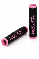 XLC GR-G07 Dual Colour chwyty kierownicy czarno-różowe