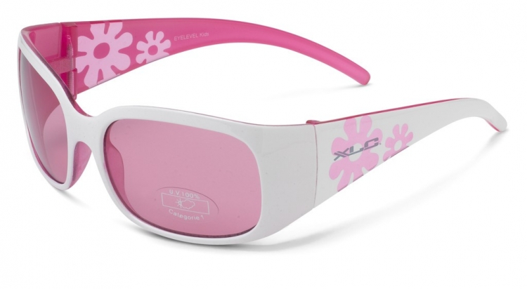 XLC SG-K03 Maui okulary dziecięce, biało-różowe