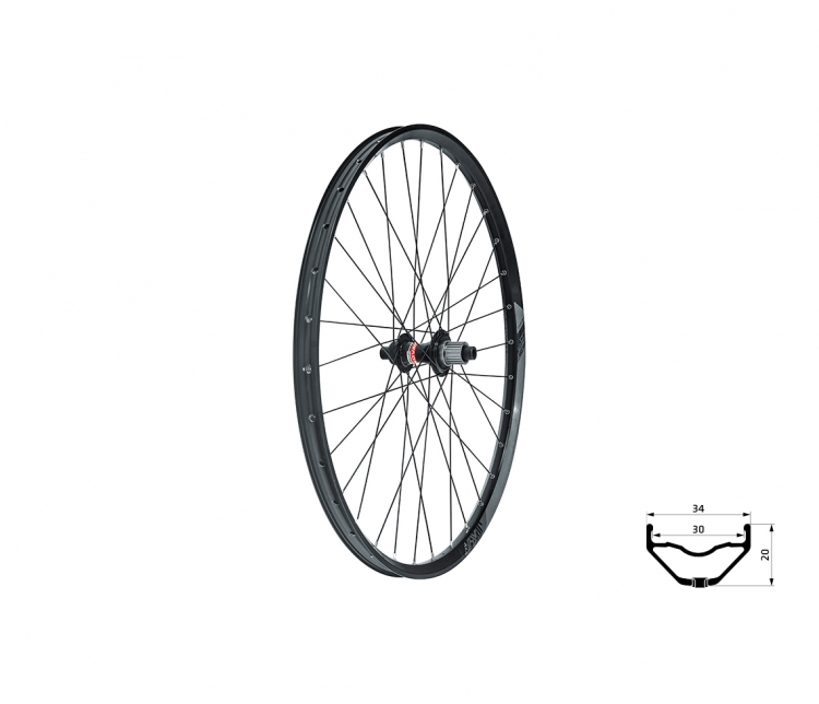 Koło tylne kls valor 3 dsc r, 28/29\", black Koło tylne kls valor 3 dsc r, 28/29\", black