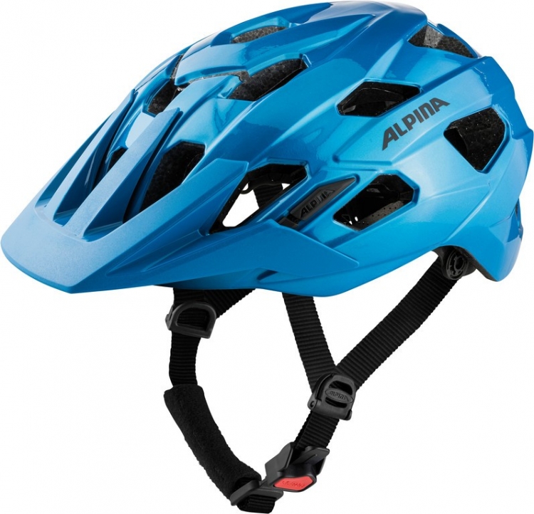 Kask rowerowy Alpina Anzana r. 52-57cm niebieski połysk