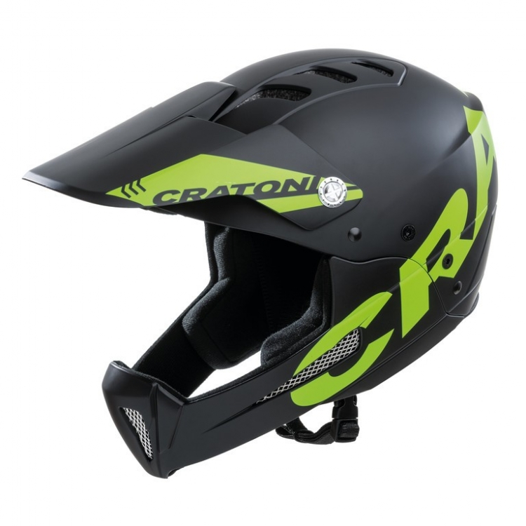 Kask rowerowy Cratoni MTB Shakedown rozm. M/L (58-62cm) czarny/limonka mat