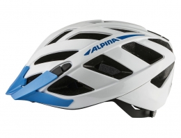 ALPINA Kask rowerowy Panoma 2.0 MTB - roz. 56-59cm, biało/niebieski