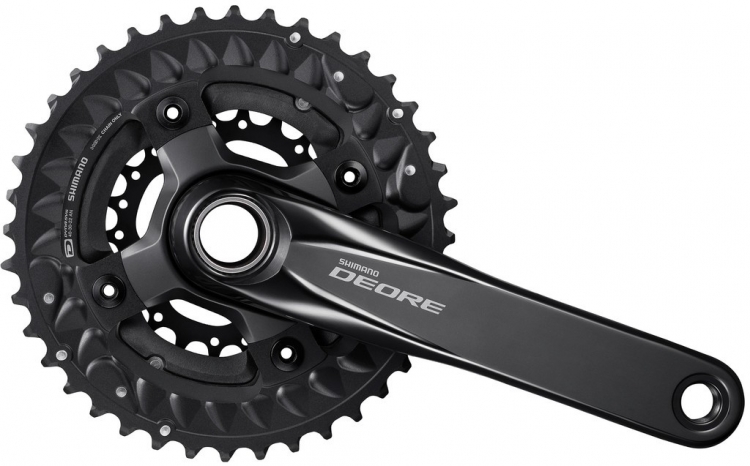 Shimano M6000 FC-6000 mechanizm korbowy 10-rz., 26/36 z, 175 mm, Hollowtech II kolor czarny Shimano M6000 FC-6000 mechanizm korbowy 10-rz., 26/36 z, 175 mm, Hollowtech II kolor czarny