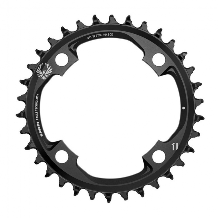 Sram X-Sync Eagle tarcza napędu 12-rzędowego, BCD 104 mm, 34T