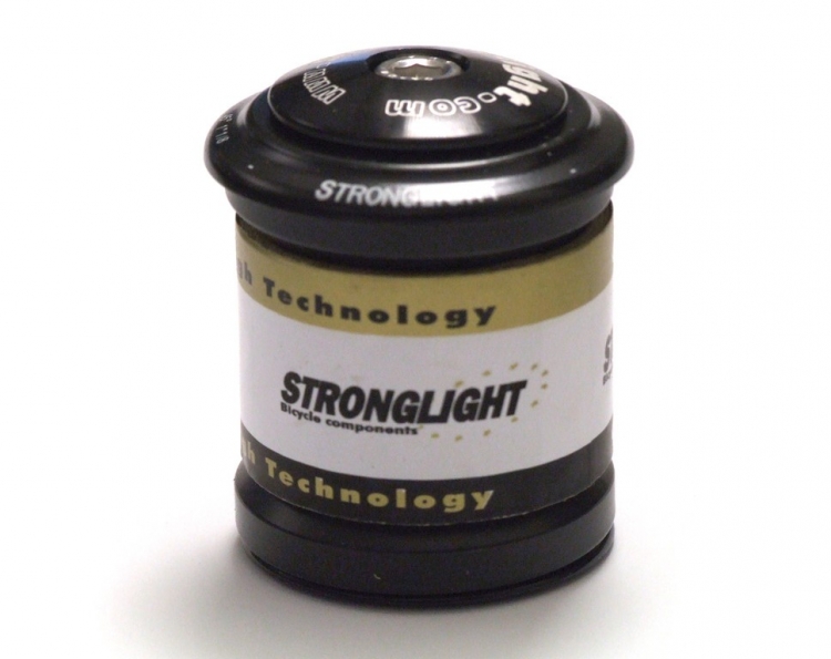 Stronglight RAZ stery stalowe, 1 i 1/8 cala, czarne