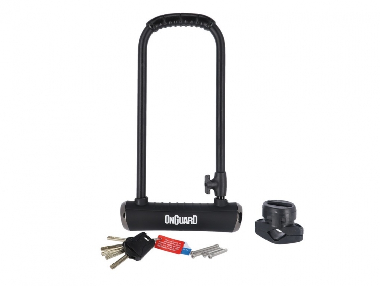 zapięcie U-lock Onguard Pitbull LS 8002X 115 x 292mm, Ø 14mm, z uchwytem zapięcie U-lock Onguard Pitbull LS 8002X 115 x 292mm, Ø 14mm, z uchwytem