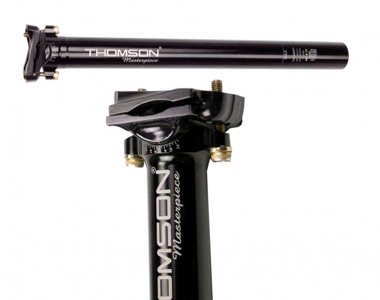 Thomson Masterpiece wspornik siodła, czarny, 31,6mm/350mm