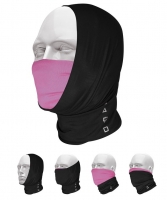 T-One Pro-Mask chusta, maska wielofunkcyjna czarno-różowa