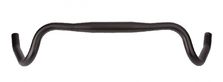 Ergotec H-Bar Gravel kierownica 31,8 mm, 480/620mm, 21°, czarna
