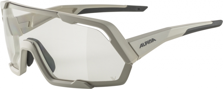 ALPINA Okulary słoneczne Rocket V - Cat.0-3, chłodno-szary/szkło bezbarwne, hydrofobowy, Fogstop