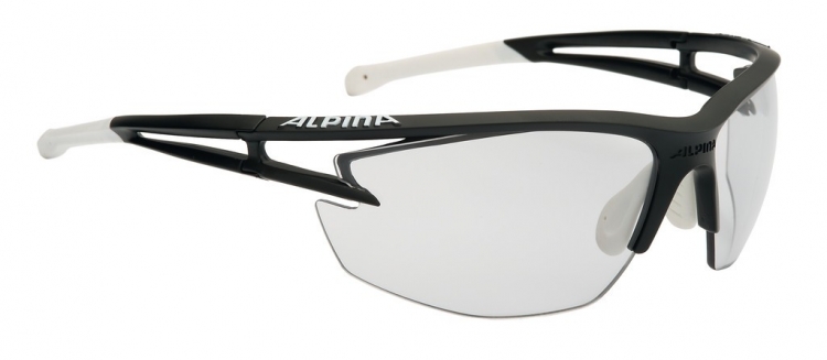 Alpina Eye-5 HR VL, okulary słoneczne, czarne matowe