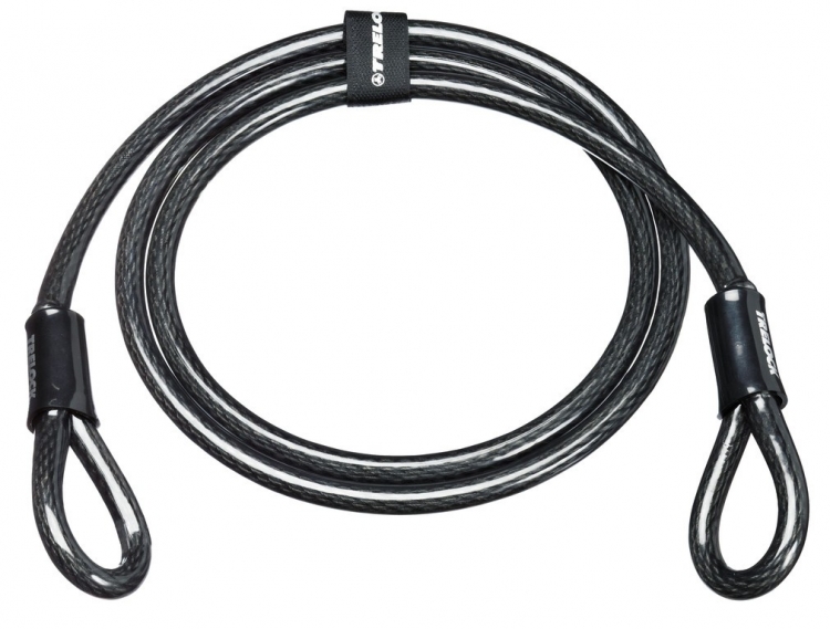 zamek pętla Trelock Ø12mm ZS 500/12, czarny zamek pętla Trelock Ø12mm ZS 500/12, czarny