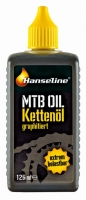 HANSELINE Olej z grafitem MTB Oil - do rowerów MTB i szosowych,125 ml