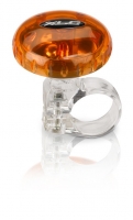 XLC DD-M12 dzwonek pomarańczowy transparentny, 36 mm