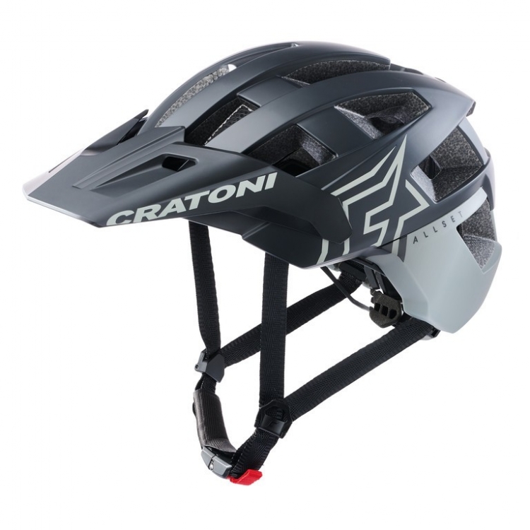 Kask rowerowy Cratoni AllSet Pro (MTB) rozm. M/L (58-61cm) czarny/szary mat