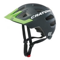 Kask rowerowy dziecięcy Cratoni Maxster Pro (Kid) rozm. XS/S (46-51cm) czarny/neon zielony mat