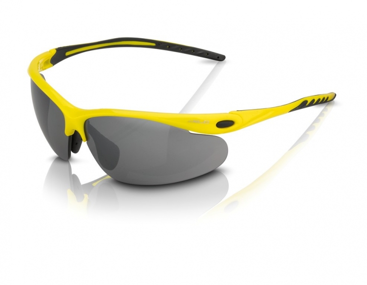 XLC SG-C13 Palma, okulary rowerowe, żółte oprawki Soft-Flex Grilamid TR90