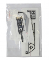 Rock Shox naklejki na amortyzator Recon XC/SL/RA, srebrny mat