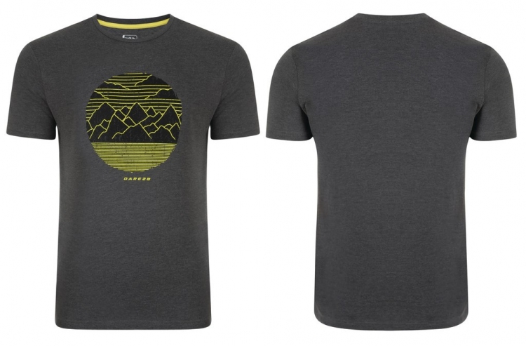 Dare2b Mountainous Tee DMT 364, T-Shirt męski szary, rozmiar XL