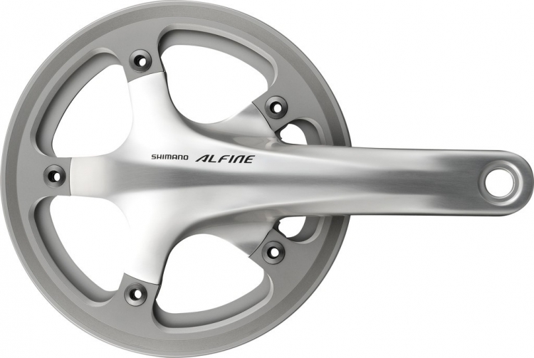 Shimano Alfine FC-S501 mechanizm korbowy, 45 z, 170 mm, srebrny