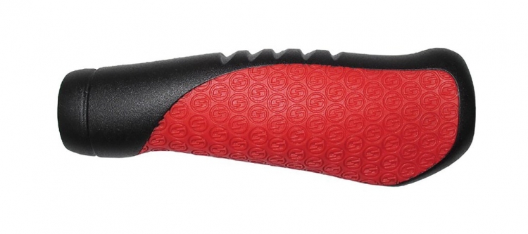 SRAM Comfort chwyty kierownicy 133 mm, czarno-czerwone