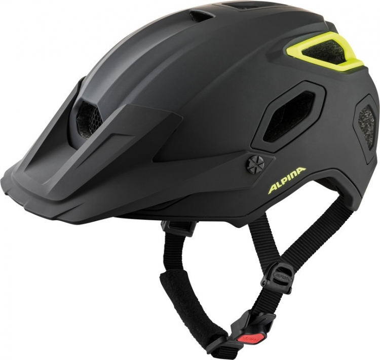 ALPINA Kask rowerowy Comox - roz. 52-57cm, czarny/neonowo-żółty mat ALPINA Kask rowerowy Comox - roz. 52-57cm, czarny/neonowo-żółty mat