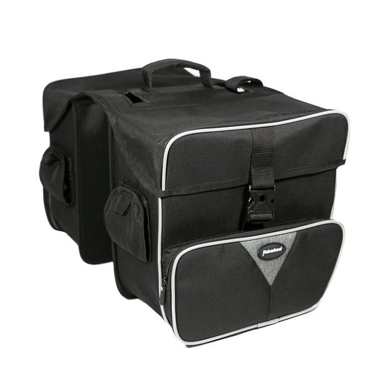 Sakwa dwustronna Haberland Maxi, czarny, 31x31x16cm, 31ltr Sakwa dwustronna Haberland Maxi, czarny, 31x31x16cm, 31ltr
