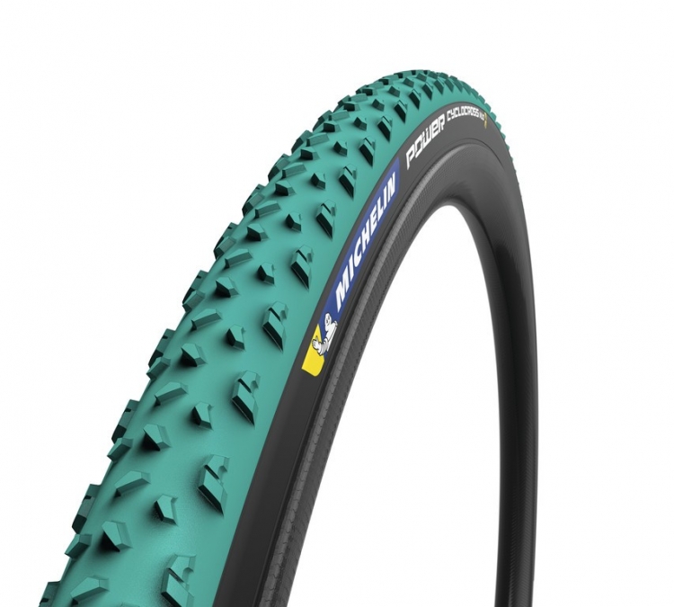 Michelin Power Cyclocross Mud Opona zwijana 28\" 700x33C 33-622 zielona TL-Ready Michelin Power Cyclocross Mud Opona zwijana 28\" 700x33C 33-622 zielona TL-Ready