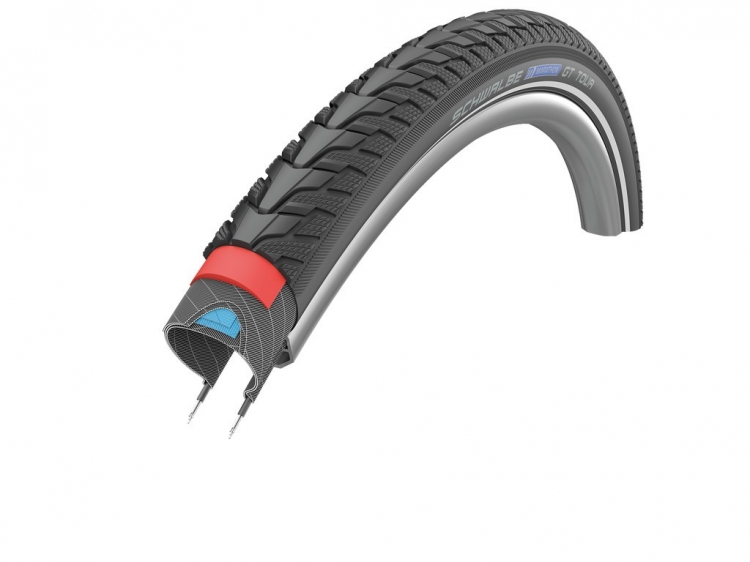 Schwalbe Marathon GT Tour HS485D Opona 26x2.00\" 50-559 cz-TSkin Refl.EC Perf.DG Schwalbe Marathon GT Tour HS485D Opona 26x2.00\" 50-559 cz-TSkin Refl.EC Perf.DG