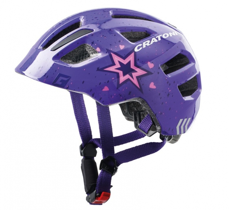 Kask rowerowy Cratoni Maxster (Kid) r. XS/S (46-51cm) Stern/lila połysk