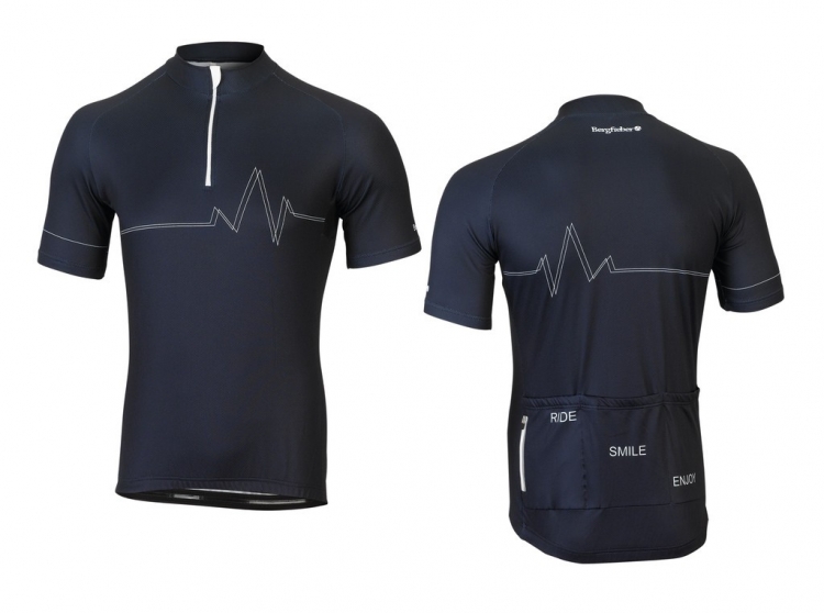 Bergfieber STELVIO, trikot męski, granatowy, r. XL Bergfieber STELVIO, trikot męski, granatowy, r. XL