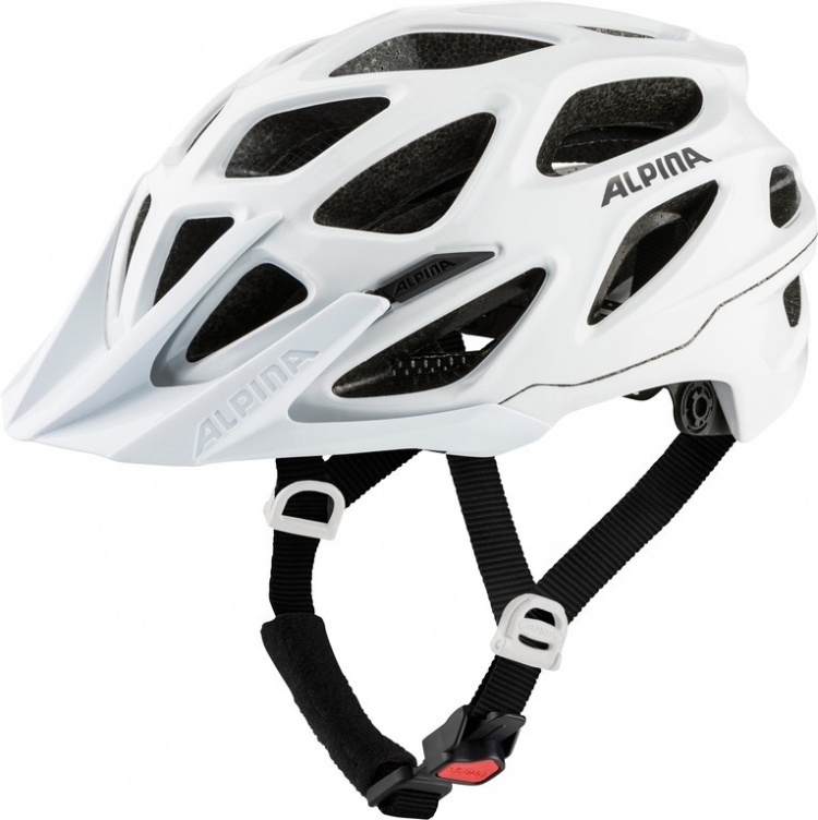 Kask rowerowy Alpina Mythos 3.0 MTB r. 52-57cm biały połysk