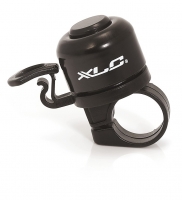 XLC DD-M06 mini dzwonek rowerowy, czarny, 22 mm