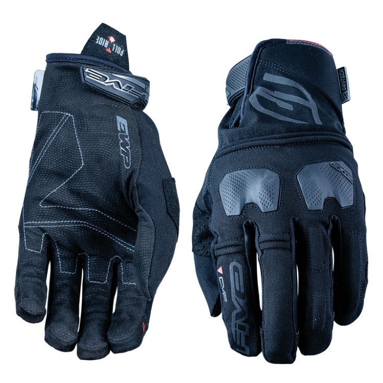 FIVE GLOVES Rękawiczki E-WP - roz. L/10, czarny, unisex, zimowe FIVE GLOVES Rękawiczki E-WP - roz. L/10, czarny, unisex, zimowe