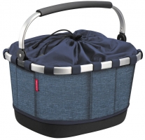 KLICKFIX Koszyk bagażnikowy Carrybag GT - 42x33x28cm, niebieski, do systemu Racktime