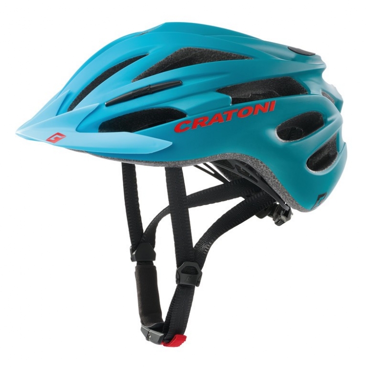 Kask rowerowy Cratoni MTB Pacer Jr. rozm. S/M (54-58cm) niebieski/petrol mat