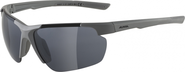 ALPINA Okulary słoneczne Defey HR - Cat.3, szary/szkło czarne
