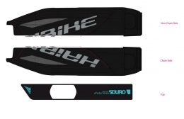 Naklejki na akumulator dla roweru E- bike Haibike SDURO All Mtn 6,0; 5,0 Cross, 2017 r.