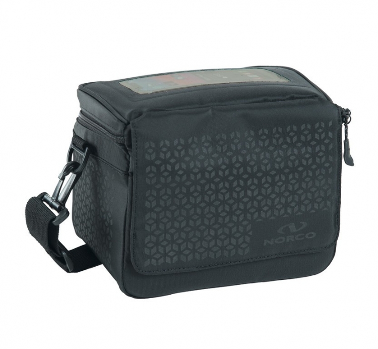 Torba na kierownice Norco Telford, czarna, 22x17x14cm, 4,5ltr, KLICKfix Torba na kierownice Norco Telford, czarna, 22x17x14cm, 4,5ltr, KLICKfix