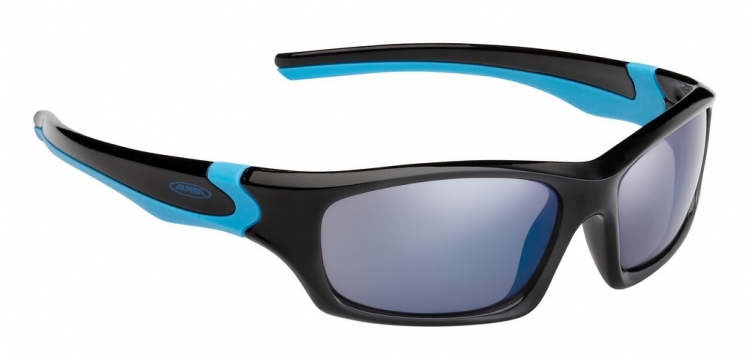 Alpina Flexxy Teen, okulary słoneczne, czarno-niebieskie
